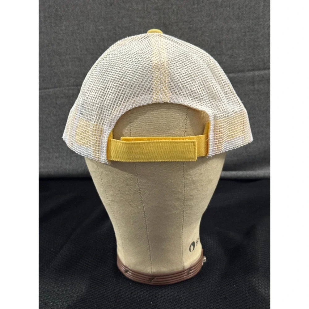 Gills N Game Trucker Cap Men's One Size Yellow Cotton Bluefin Tuna Patch Hat